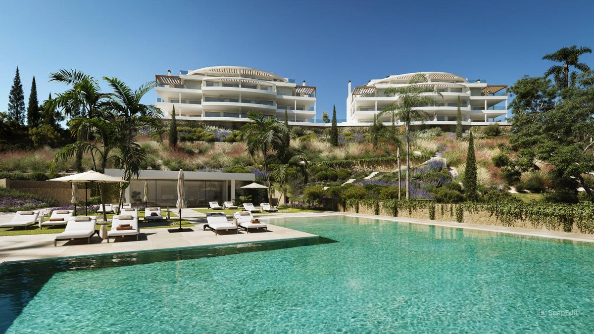 propiedad, Exclusivo residencial en Mijas, Málaga. Viviendas de 1-3 dorm. con terraza, vistas al mar/montaña. A 10 min de la playa. Jardín, piscina infinity, gimnasio. ¡Vi