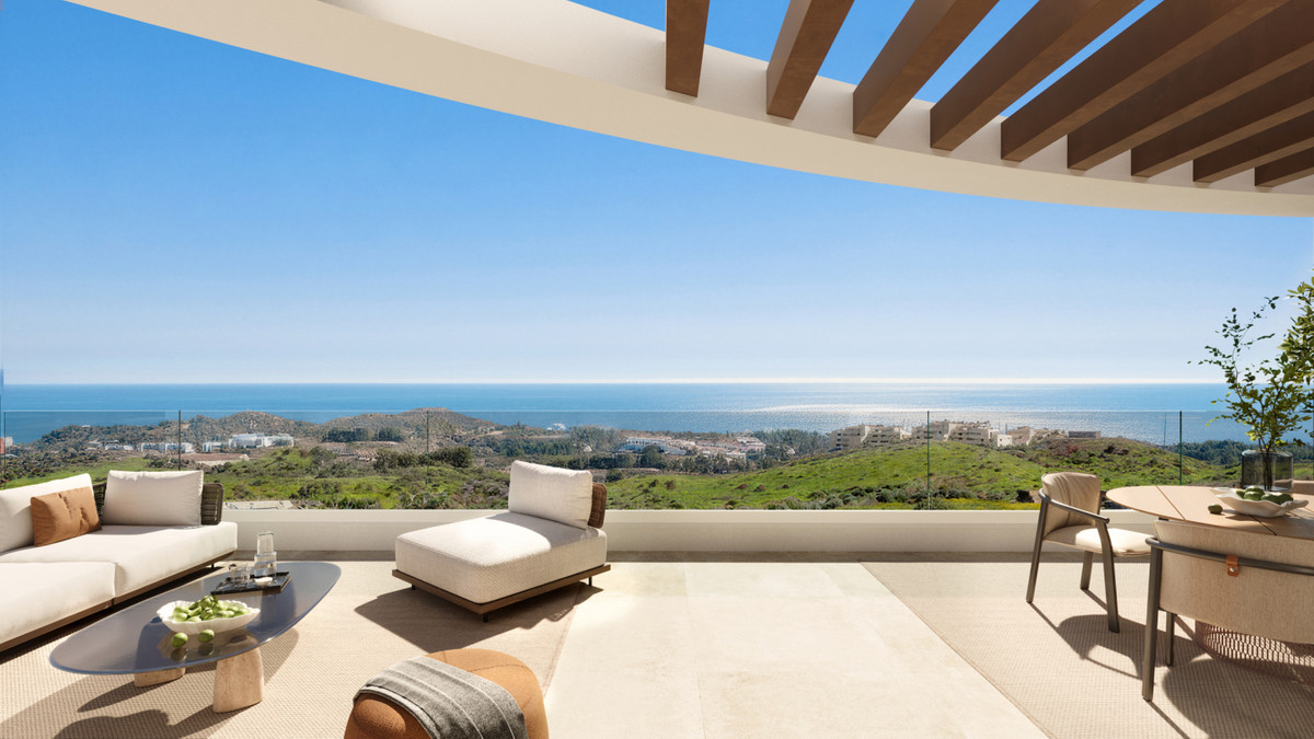 propiedad, Exclusivo residencial en Mijas, Málaga. Viviendas de 1-3 dorm. con terraza, vistas al mar/montaña. A 10 min de la playa. Jardín, piscina infinity, gimnasio. ¡Vi