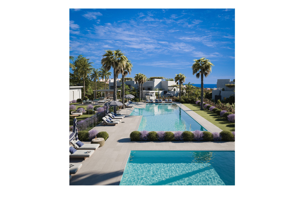 Lujo en Casares: Vistas al mar y al campo de golf, Exclusiva promoción en Casares Costa: apartamentos de lujo con vistas al mar. Disfrute de piscinas, spa, gym y golf. ¡Viva la Costa del Sol!