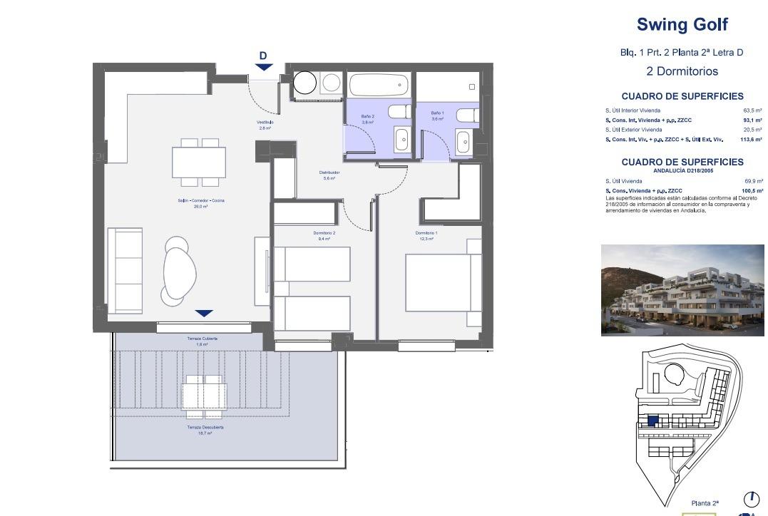 Exclusivo apartamento nuevo: mar, golf y confort en Almería, Descubre tu apartamento de lujo en Pulpí, Almería. 2 dorm, 2 baños, vistas al golf y mar, piscina, gimnasio. Cerca de playas vírgenes. ¡Invierte en tu estilo de