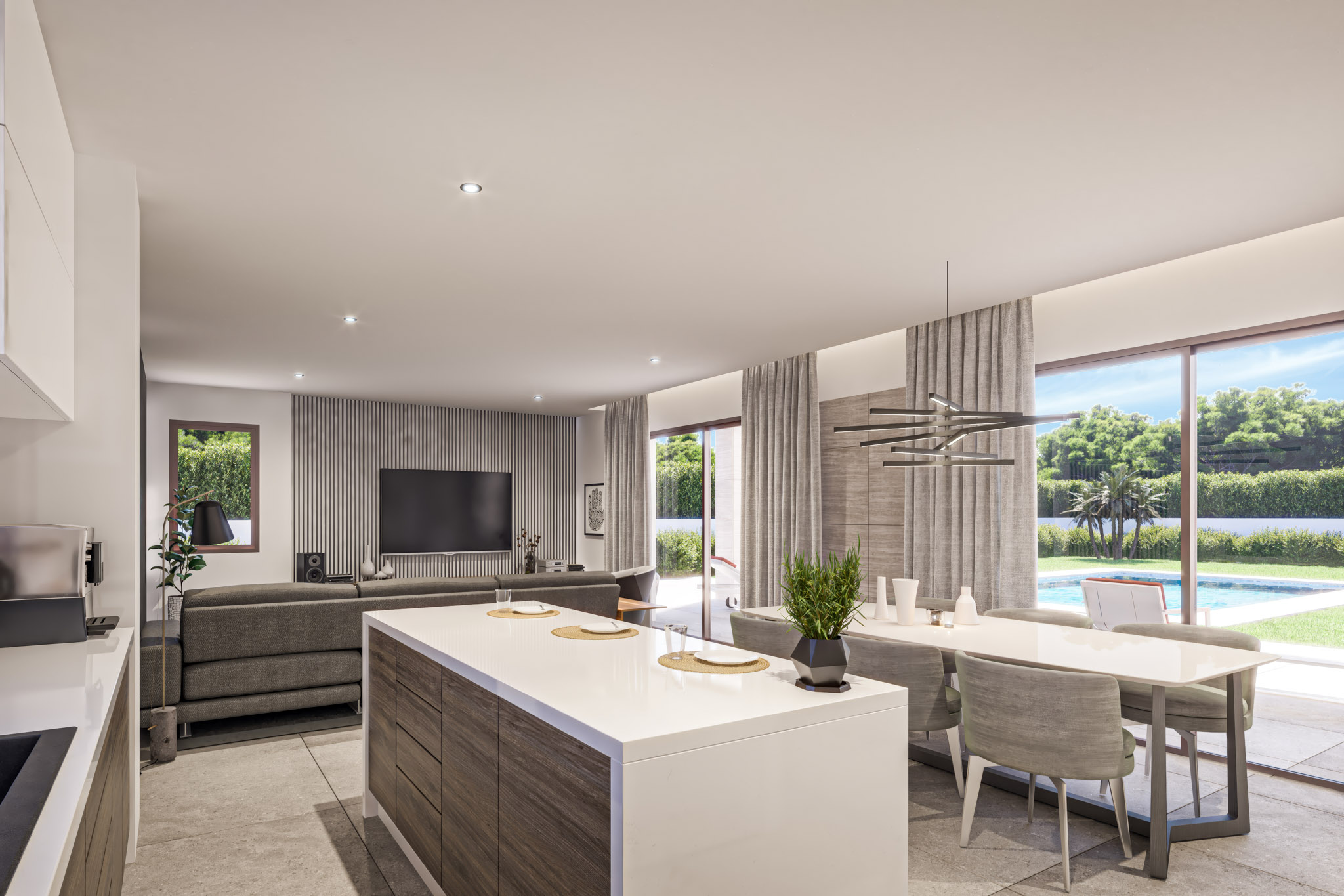 Moderna Villa de Obra Nueva en Beniarbeig con Piscina, Exclusiva villa de obra nueva en Beniarbeig, Alicante. 3 hab, 2 baños, piscina y diseño moderno. Vive la serenidad cerca de Dénia y playas. ¡Personaliza tu hoga