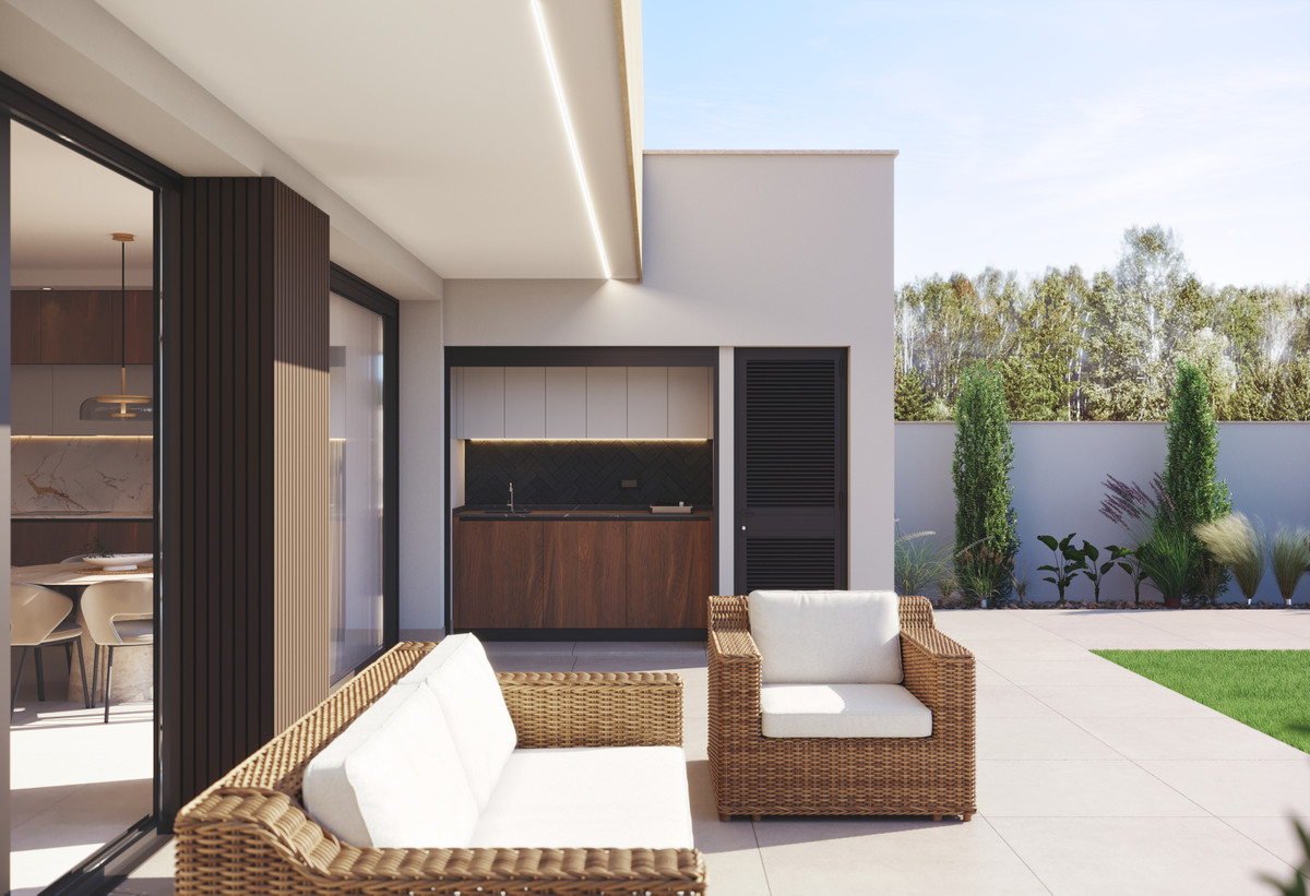 Lujosa Villa con Golf y Sol en Mar Menor, Murcia, Descubra villa de lujo en Mar Menor, San Javier. 3 hab, 3 baños, piscina privada y golf. Disfrute 300 días de sol en Costa Cálida. Cerca de aeropuertos. ¡Su par