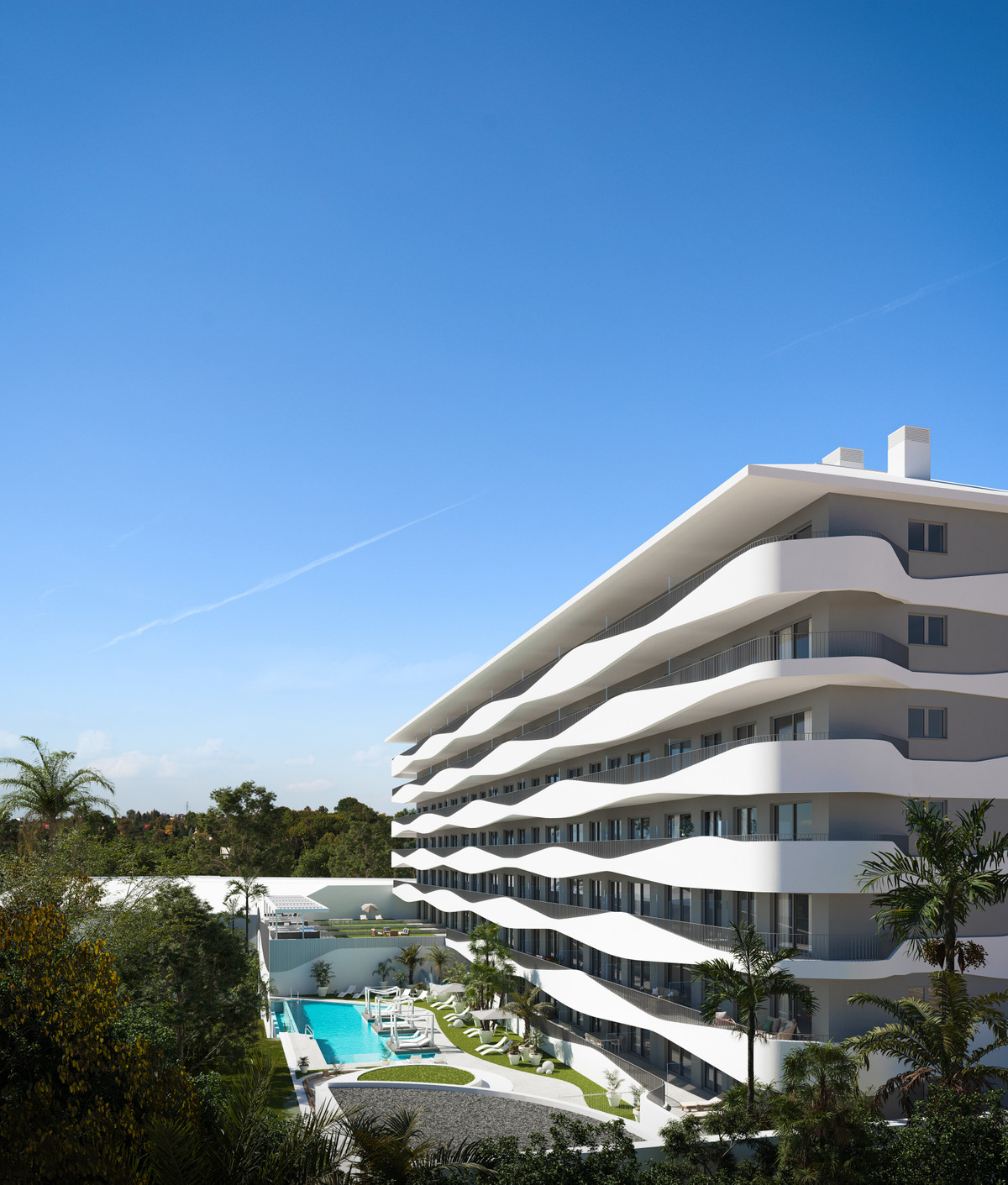 Ático Premium con Vistas al Parque y Mar en Fuengirola, Ático premium de lujo en La Loma, Fuengirola. 2 hab, 2 baños, jacuzzi privado, vistas al mar y Gran Parque. Exclusividad en Costa del Sol. ¡Vive el lujo!