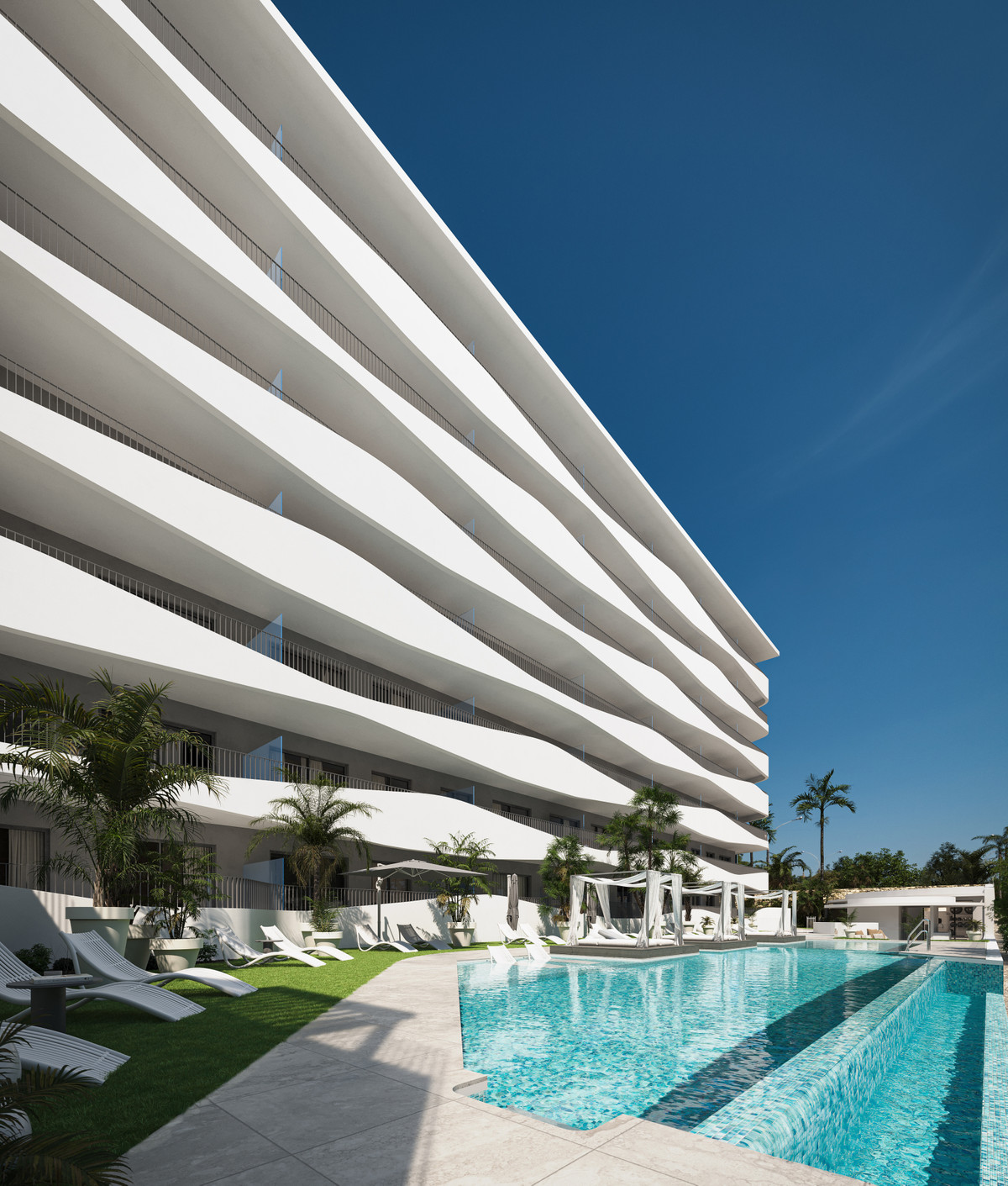 Ático Premium con Vistas al Parque y Mar en Fuengirola, Ático premium de lujo en La Loma, Fuengirola. 2 hab, 2 baños, jacuzzi privado, vistas al mar y Gran Parque. Exclusividad en Costa del Sol. ¡Vive el lujo!