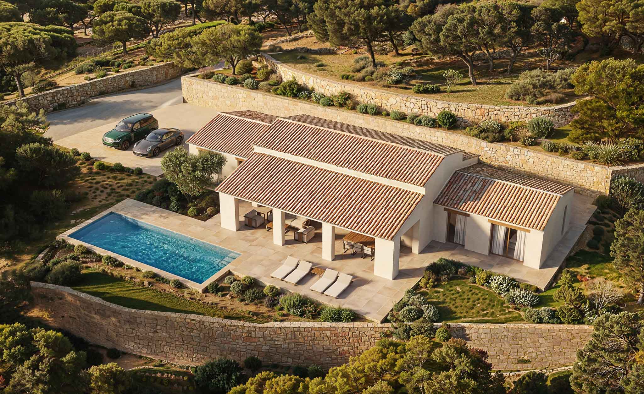 Benissa: Villa de Lujo con Parcela Excepcional y Diseño Único, Descubra villa de lujo en Serrallonga, Benissa, Costa Blanca. Elegancia mediterránea contemporánea, 3 dorm., piscina y parcela de 11.672 m². Privacidad y estilo