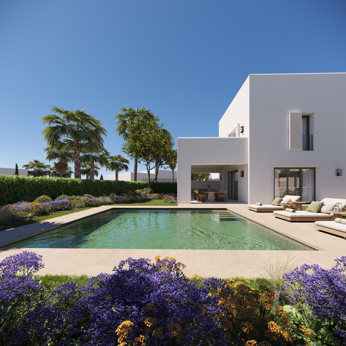 Adosado de Lujo con Piscina en Exclusiva Sotogrande, Adosado de lujo en La Reserva de Sotogrande, Cádiz. 3 dorm, 3 baños, jardín y piscina. Cerca de golf y SIS. Inversión exclusiva. ¡Vive el sueño mediterráneo!