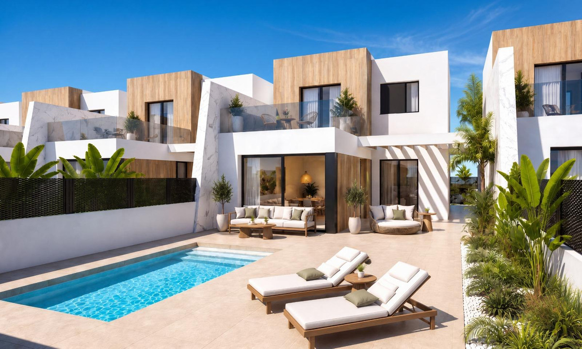 Villa de Lujo con Piscina Privada en Santa Rosalía, Descubra villas de lujo en Santa Rosalía Lake & Life Resort, Murcia. 3 dorm., 2 baños, piscina privada y acceso a la laguna cristalina más grande de Europa. ¡Vi
