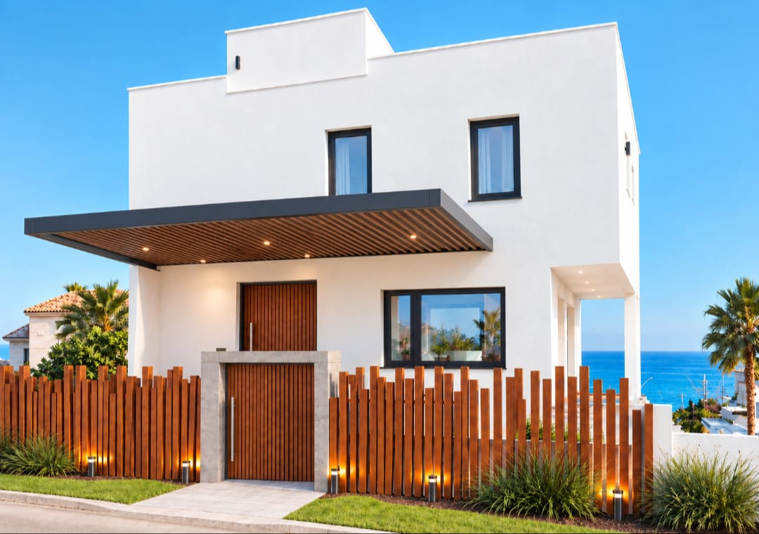 Benalmádena: Villa de Lujo con Vistas al Mar y Diseño Propio, Villa de lujo en Benalmádena, Estupa Budista. Vistas panorámicas al mar, orientación sur y piscina infinita. Personaliza tu hogar de 3 hab. en la Costa del Sol.