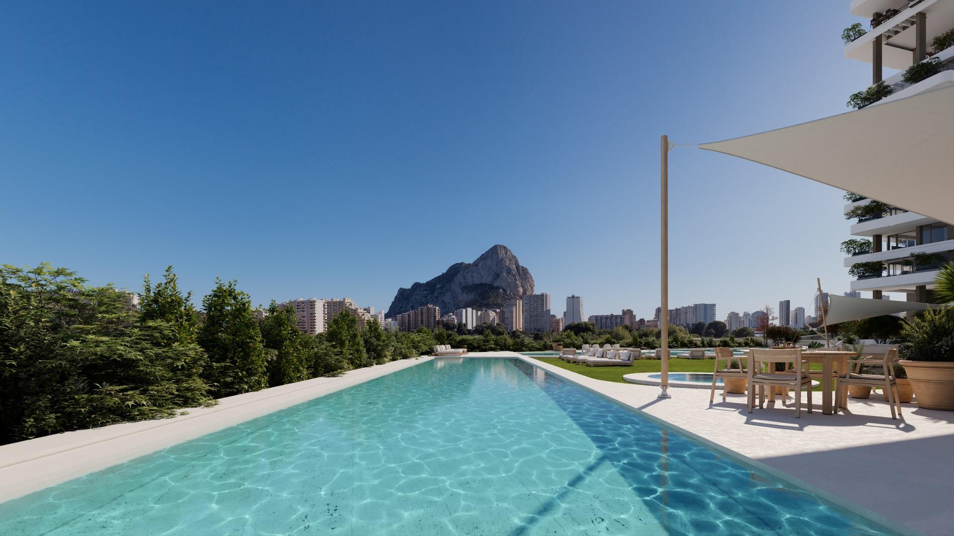 Lujo y vistas al mar en Calpe, Costa Blanca., Lujo y vida moderna en Calpe: apartamento de nueva construcción con vistas al mar. Acabados premium, domótica, piscinas y wellness. ¡Tu paraíso en Costa Blanca!