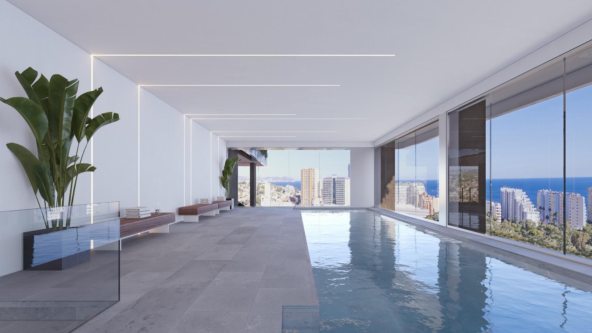 Lujo y vistas al mar en Calpe, Costa Blanca., Lujo y vida moderna en Calpe: apartamento de nueva construcción con vistas al mar. Acabados premium, domótica, piscinas y wellness. ¡Tu paraíso en Costa Blanca!