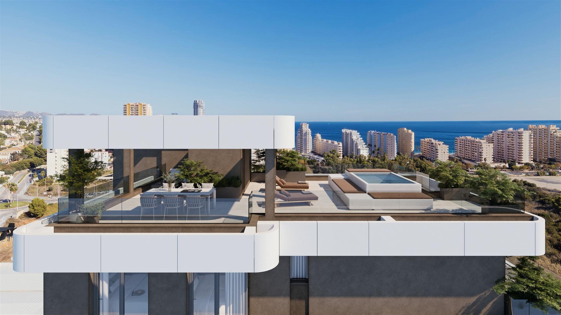 Lujo y vistas al mar en Calpe, Costa Blanca., Lujo y vida moderna en Calpe: apartamento de nueva construcción con vistas al mar. Acabados premium, domótica, piscinas y wellness. ¡Tu paraíso en Costa Blanca!