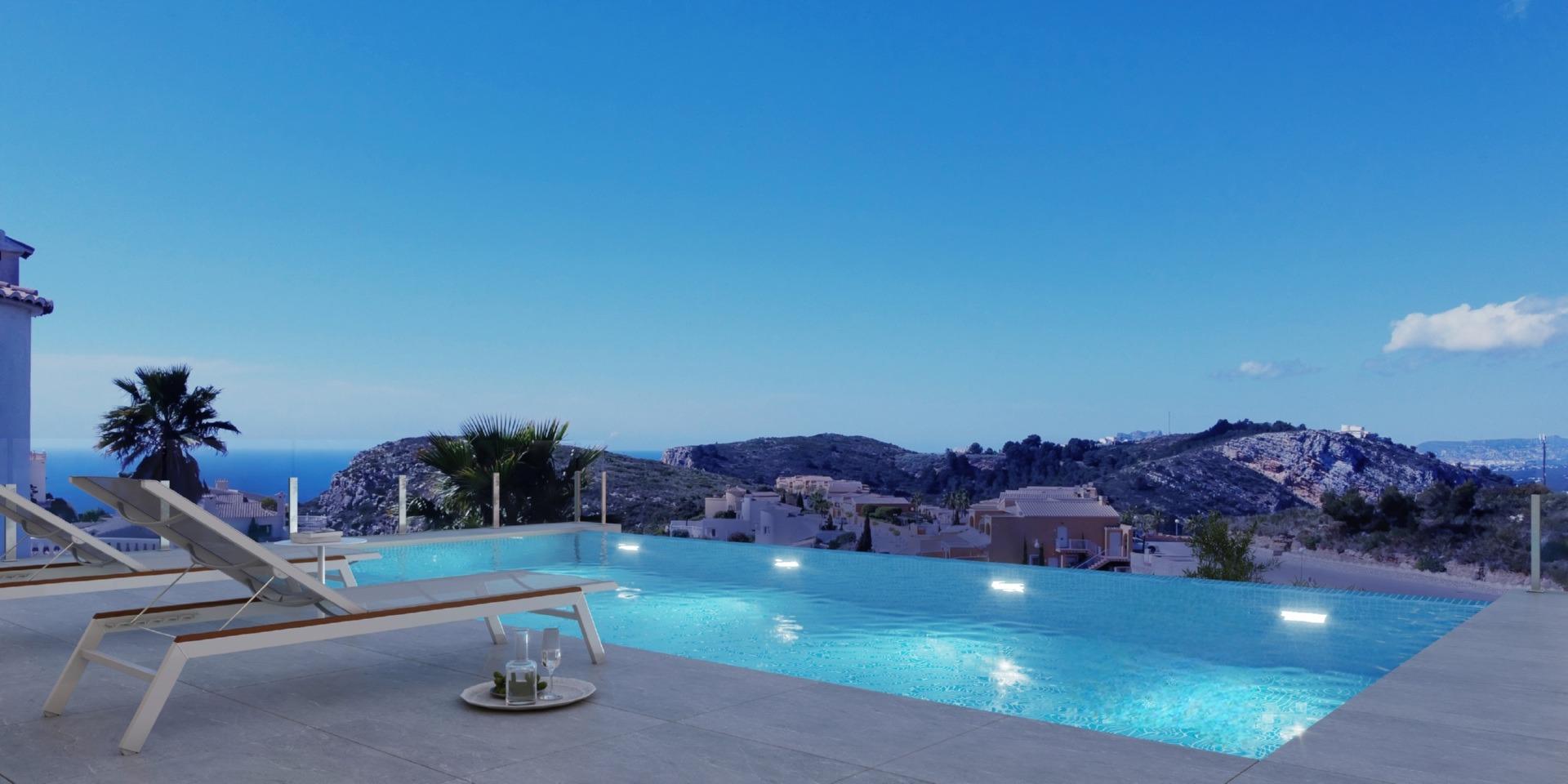 Benitachell: Lujosa Villa Nueva con Piscina y Vistas al Mar, Espectacular villa de lujo obra nueva en Benitachell, Costa Blanca North. Vistas al mar, piscina infinita y diseño mediterráneo. ¡Vive el lujo en tu paraíso de