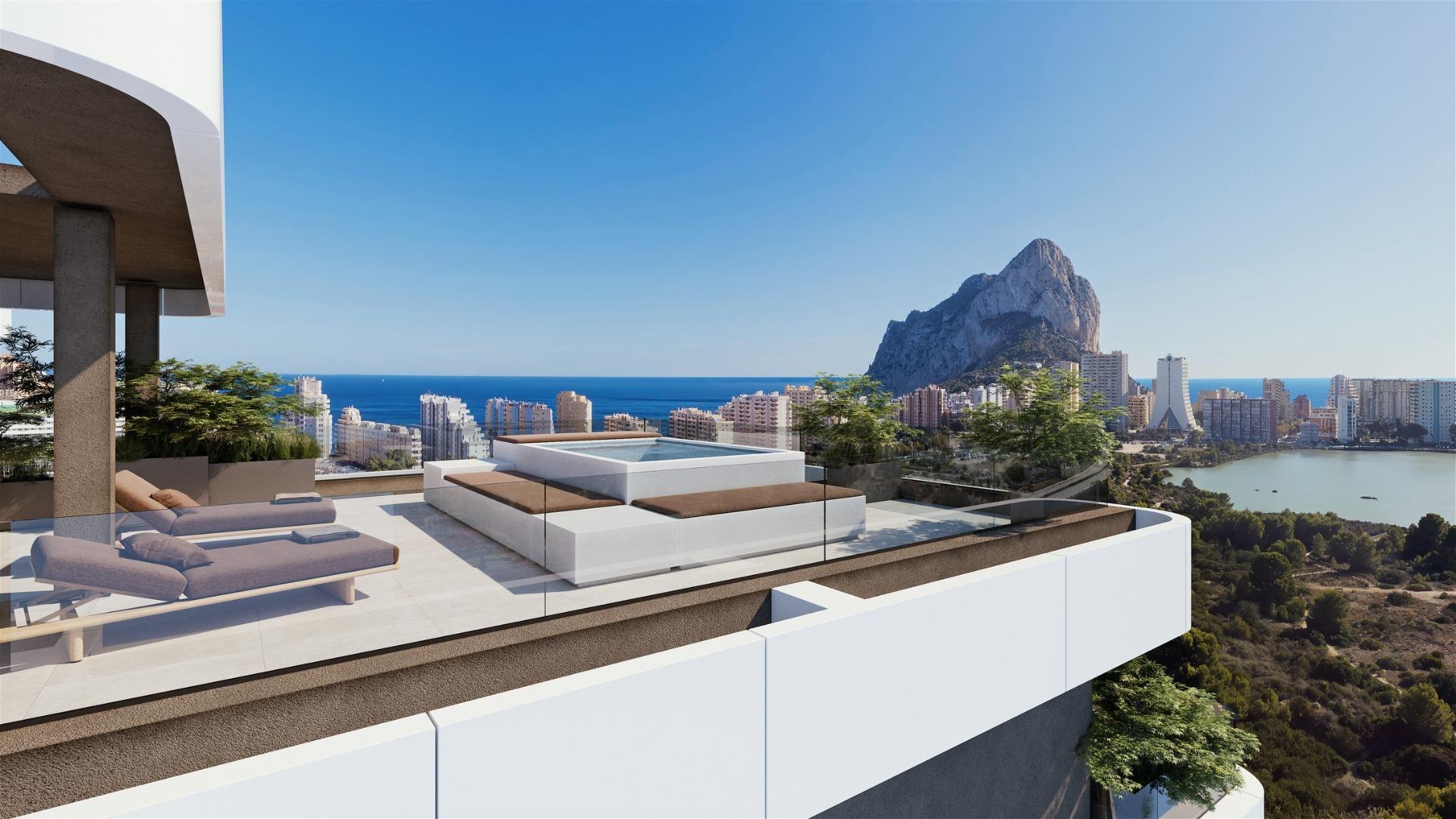 Lujo y vistas al mar en Calpe, Costa Blanca., Lujo y vida moderna en Calpe: apartamento de nueva construcción con vistas al mar. Acabados premium, domótica, piscinas y wellness. ¡Tu paraíso en Costa Blanca!