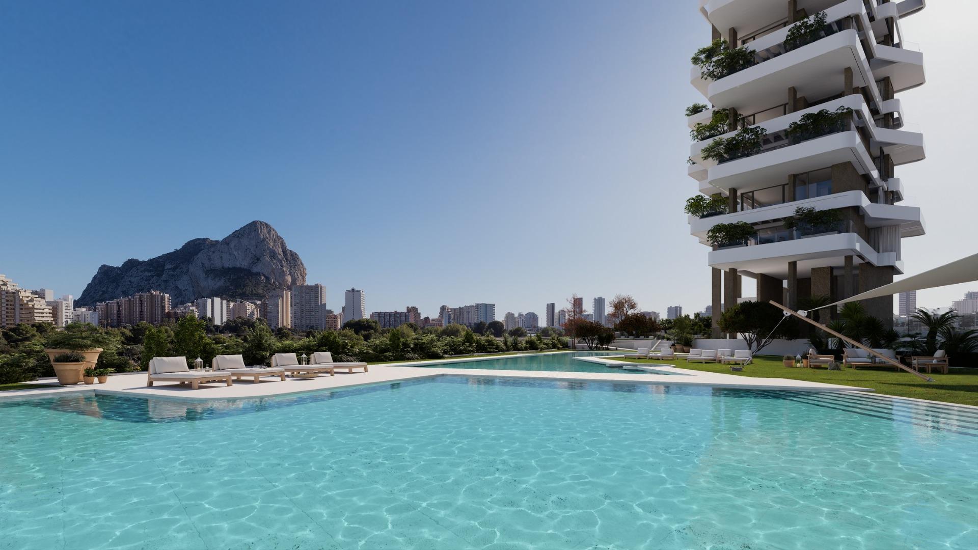 Lujo y vistas al mar en Calpe, Costa Blanca., Lujo y vida moderna en Calpe: apartamento de nueva construcción con vistas al mar. Acabados premium, domótica, piscinas y wellness. ¡Tu paraíso en Costa Blanca!