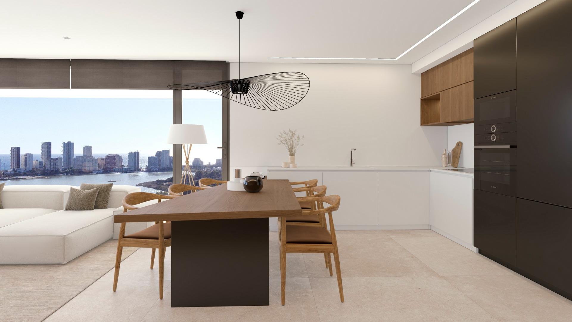 Lujo y vistas al mar en Calpe, Costa Blanca., Lujo y vida moderna en Calpe: apartamento de nueva construcción con vistas al mar. Acabados premium, domótica, piscinas y wellness. ¡Tu paraíso en Costa Blanca!