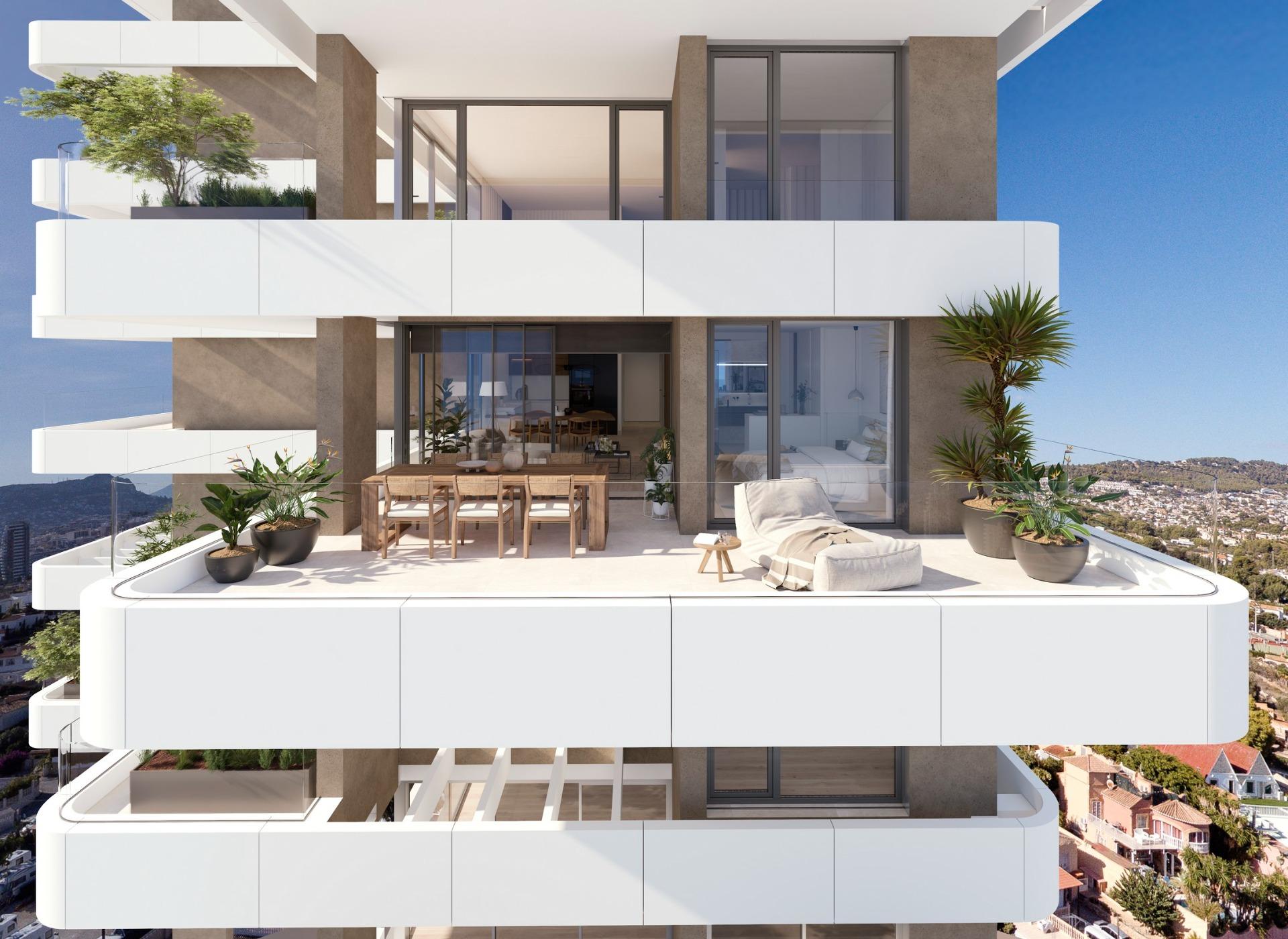 Lujo y vistas al mar en Calpe, Costa Blanca., Lujo y vida moderna en Calpe: apartamento de nueva construcción con vistas al mar. Acabados premium, domótica, piscinas y wellness. ¡Tu paraíso en Costa Blanca!