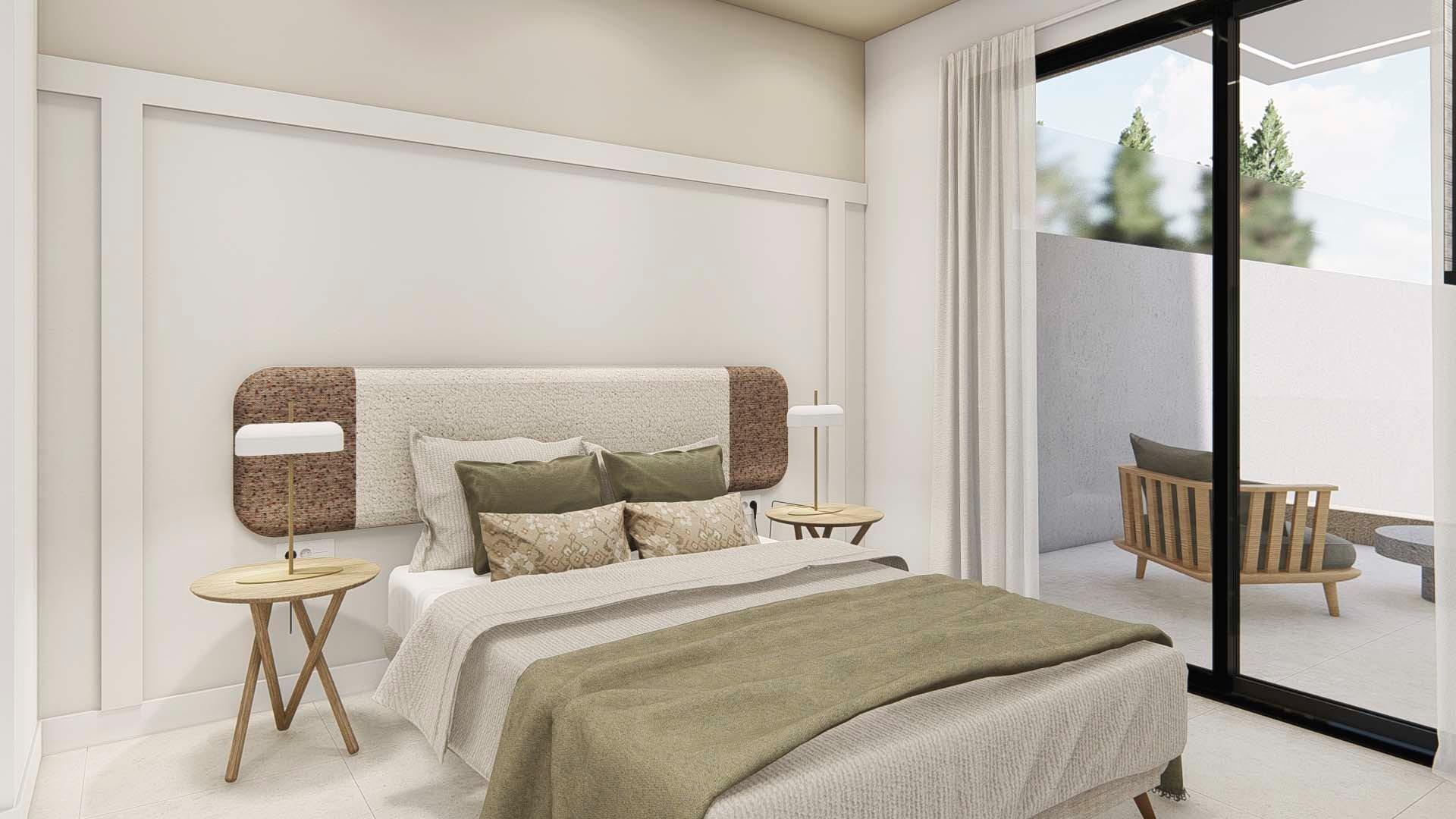Villas adosadas y pareadas de nueva construcción en Dolores, Alicante, Estrena tu villa en Dolores, Costa Blanca Sur. Exclusivas villas adosadas/pareadas de nueva construcción con 3 hab y 2 baños. Disfruta del sol, playas y golf. T