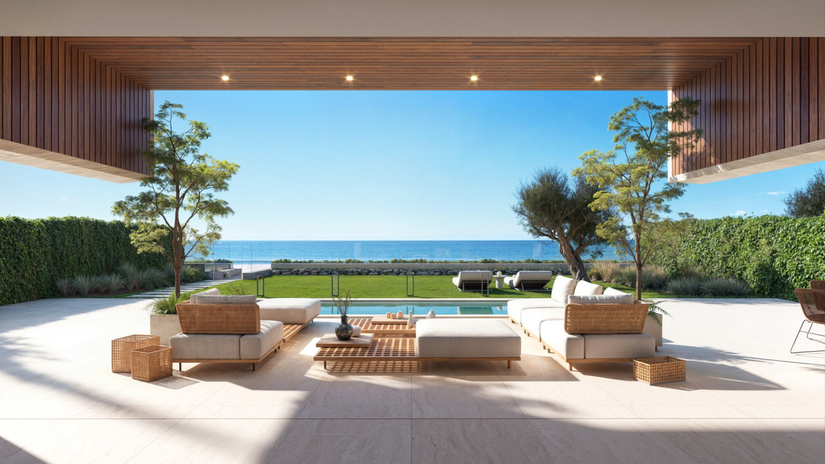 Apartamento de Lujo en Primera Línea de Playa en Manilva, Apartamento de lujo en primera línea de playa en Manilva, Málaga. 3 hab, 2 baños. Vistas al mar, diseño moderno y zonas comunes exclusivas. Cerca de Estepona y