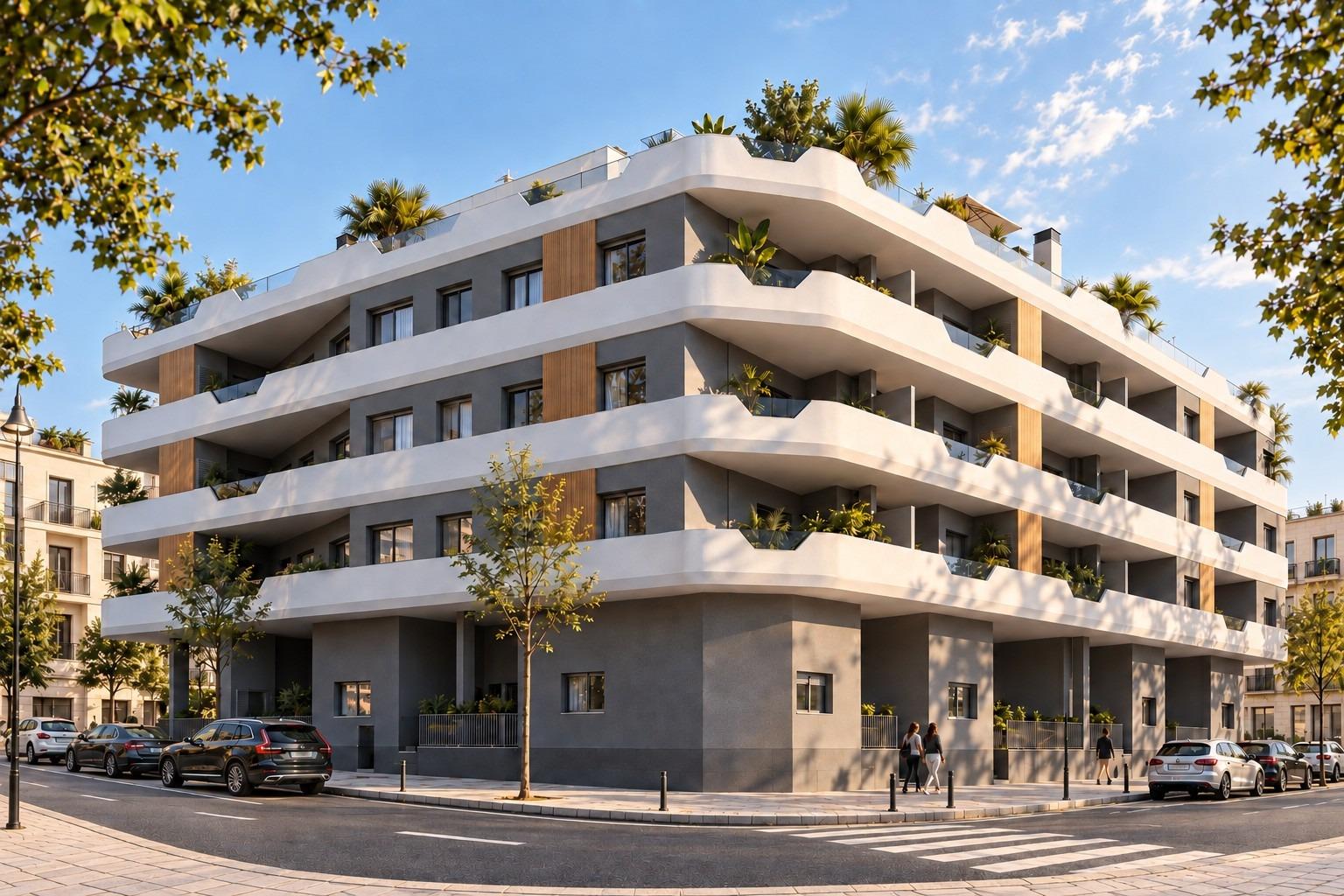 Estilo Mediterráneo: Apartamento Moderno con Piscina en Santa Pola, Descubre tu apartamento de 1 hab. en Santa Pola, Costa Blanca. Nueva construcción con piscina, solárium y alta eficiencia energética. A 1 km de la playa. ¡Tu vi