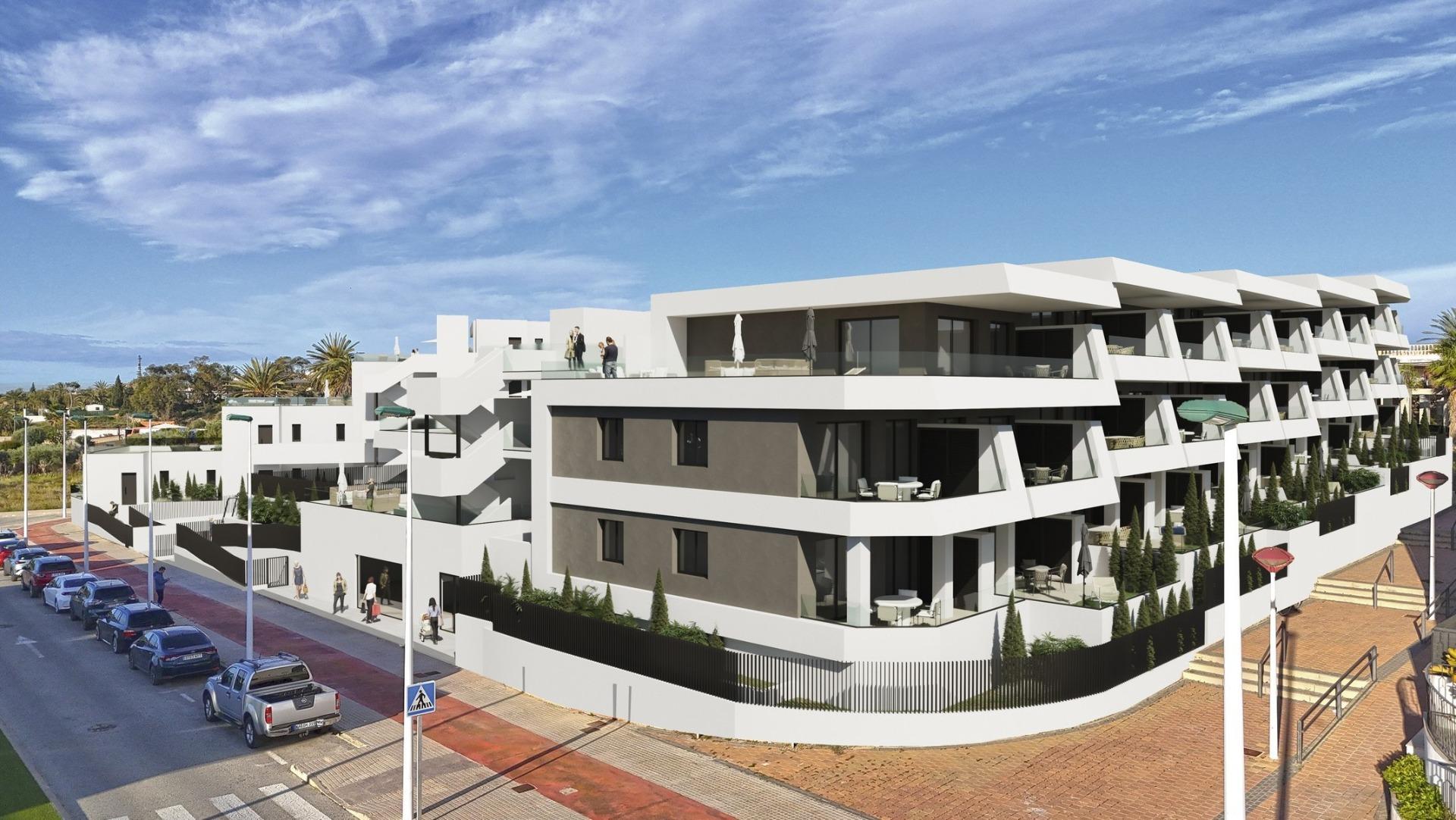 Modernas residencias de nueva construcción a solo 800 m de la playa de El Pinet, Exclusivas residencias de nueva construcción en La Marina, Alicante. A 800m de la playa El Pinet. Apartamentos de 2 dorm/2 baños. ¡Tu hogar o inversión en Costa