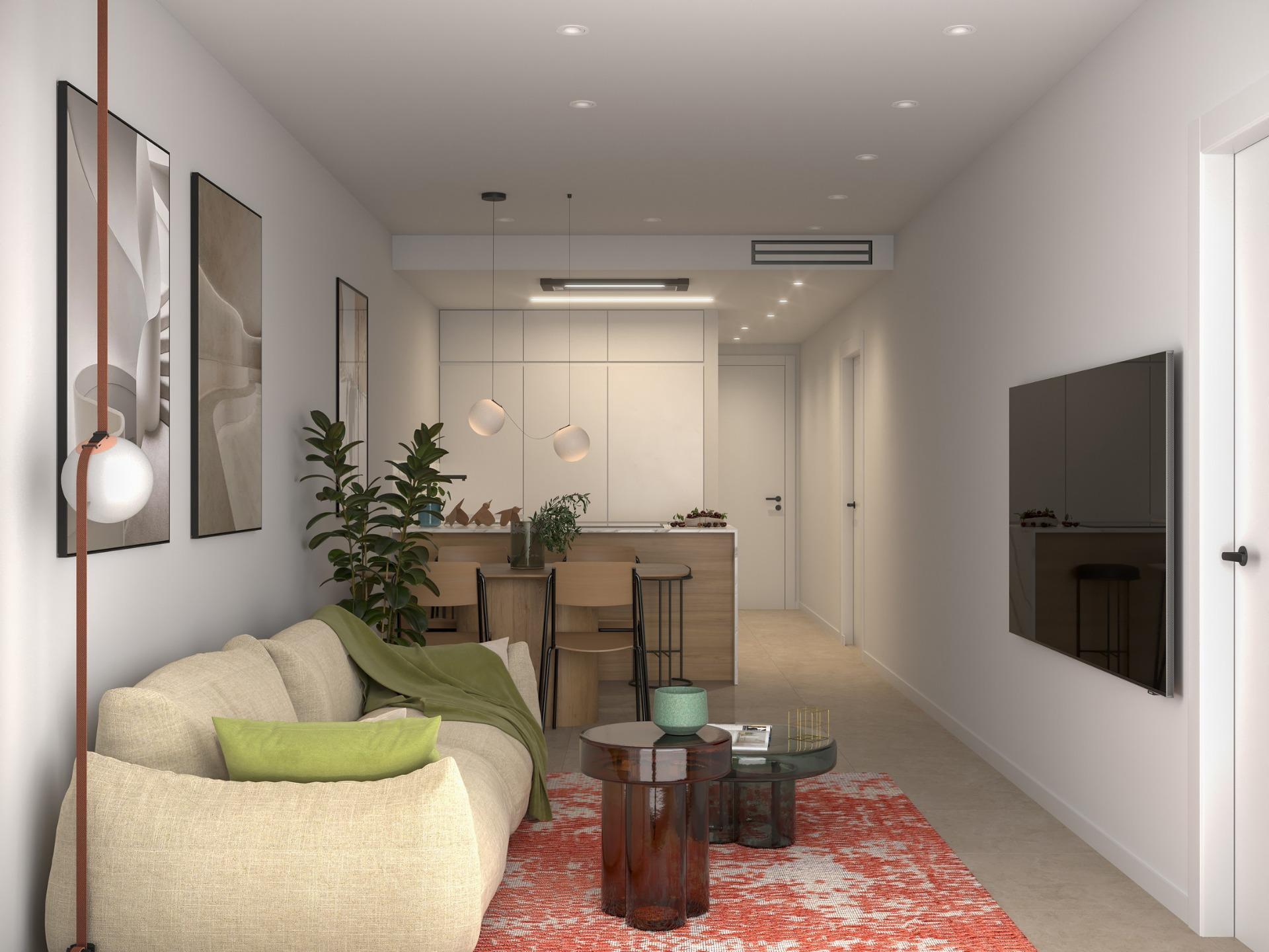 Modernas residencias de nueva construcción a solo 800 m de la playa de El Pinet