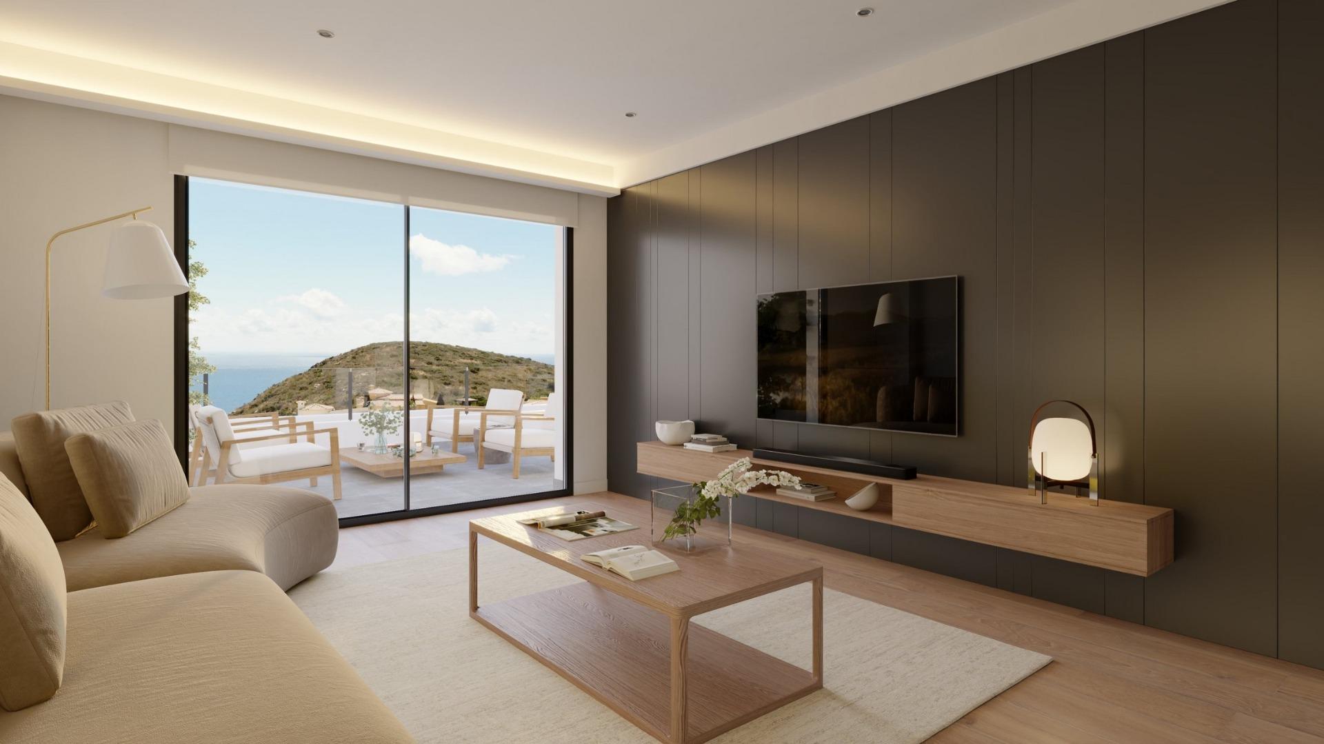 Ático de Ensueño en Benitachell: Lujo y Vistas al Mar, Ático de lujo en Cumbre del Sol, Benitachell. Disfruta de vistas al Mediterráneo, 2 hab, 2 baños, solárium privado y acabados premium. Vive el estilo de vida ex