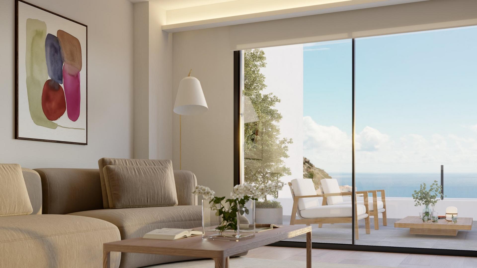 Ático de Ensueño en Benitachell: Lujo y Vistas al Mar, Ático de lujo en Cumbre del Sol, Benitachell. Disfruta de vistas al Mediterráneo, 2 hab, 2 baños, solárium privado y acabados premium. Vive el estilo de vida ex