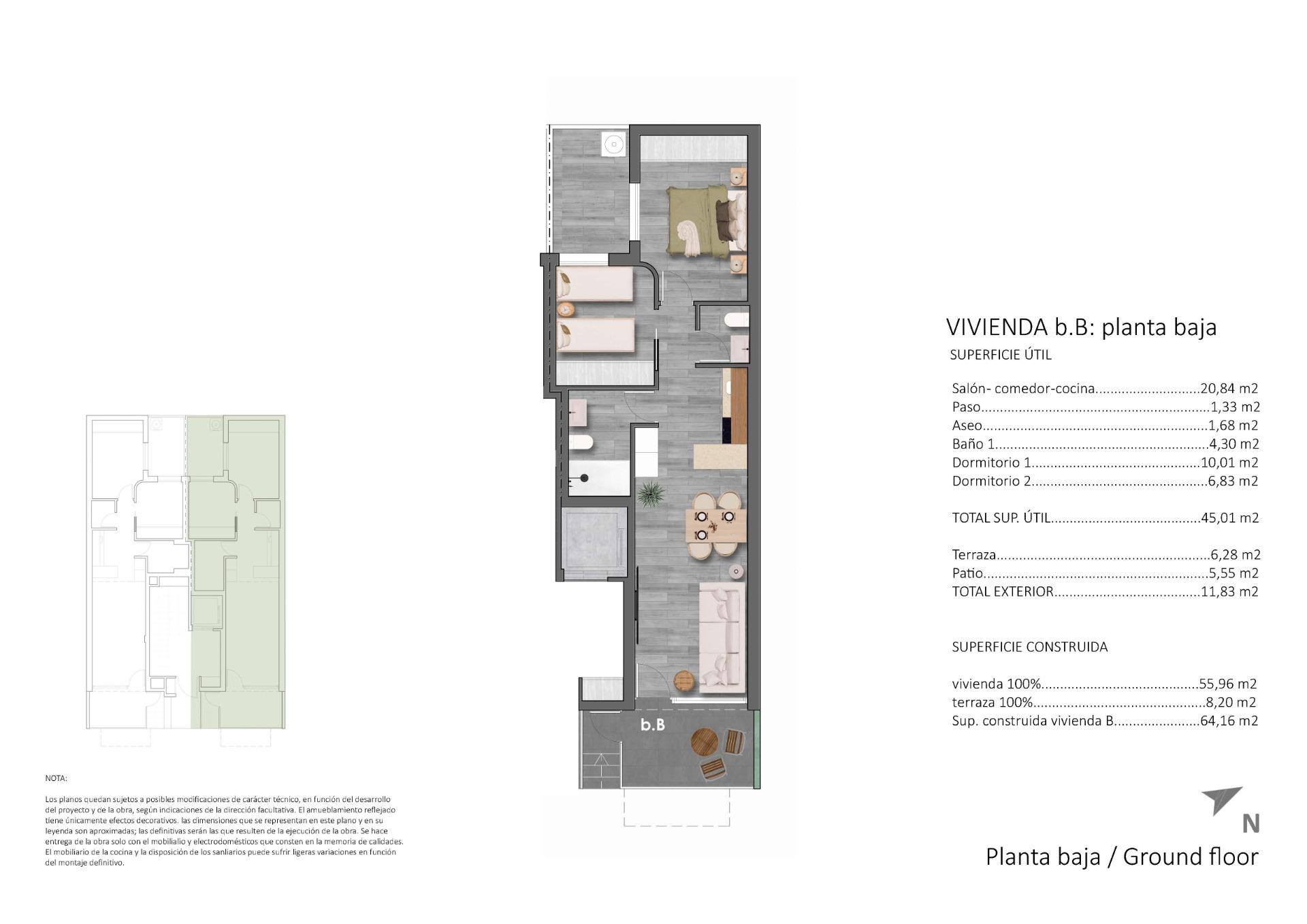 Apartamentos de Lujo: Vida Mediterránea a 100m de la Playa, Nuevos apartamentos mediterráneos a 100m de la playa en Torre de la Horadada, Costa Blanca. 2 hab, 2 baños, solárium con jacuzzi. ¡Tu vida costera soñada desde