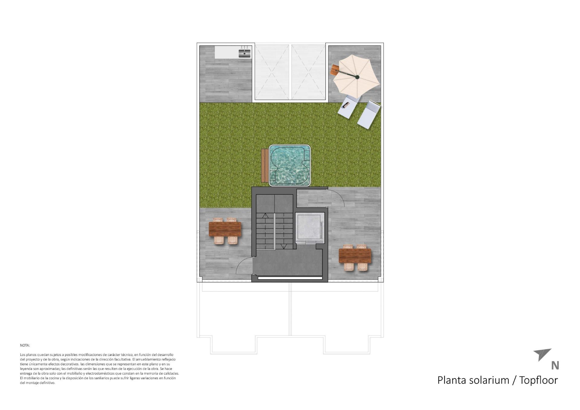 Apartamentos de Lujo: Vida Mediterránea a 100m de la Playa, Nuevos apartamentos mediterráneos a 100m de la playa en Torre de la Horadada, Costa Blanca. 2 hab, 2 baños, solárium con jacuzzi. ¡Tu vida costera soñada desde