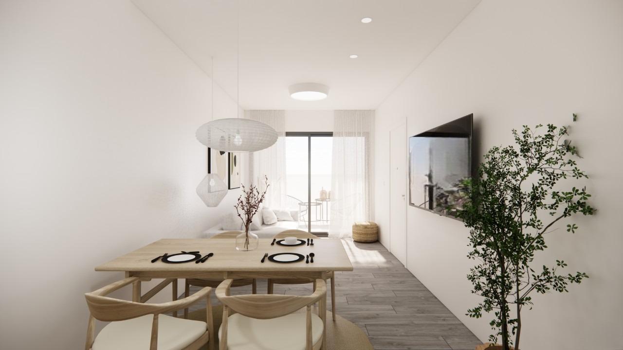 Apartamentos de Lujo: Vida Mediterránea a 100m de la Playa, Nuevos apartamentos mediterráneos a 100m de la playa en Torre de la Horadada, Costa Blanca. 2 hab, 2 baños, solárium con jacuzzi. ¡Tu vida costera soñada desde