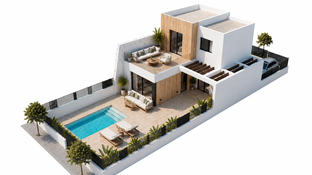 Villa de Lujo con Piscina Privada en Santa Rosalía, Descubra villas de lujo en Santa Rosalía Lake & Life Resort, Murcia. 3 dorm., 2 baños, piscina privada y acceso a la laguna cristalina más grande de Europa. ¡Vi
