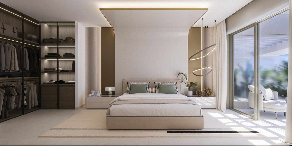 Exclusivo Apartamento de Lujo en Benahavís, Costa del Sol, Exclusivo apartamento de lujo en Puerto Almendro, Benahavís. 2 hab, 2 baños. Vistas al mar, acabados premium y amenities 5 estrellas. Privacidad cerca de Marbel