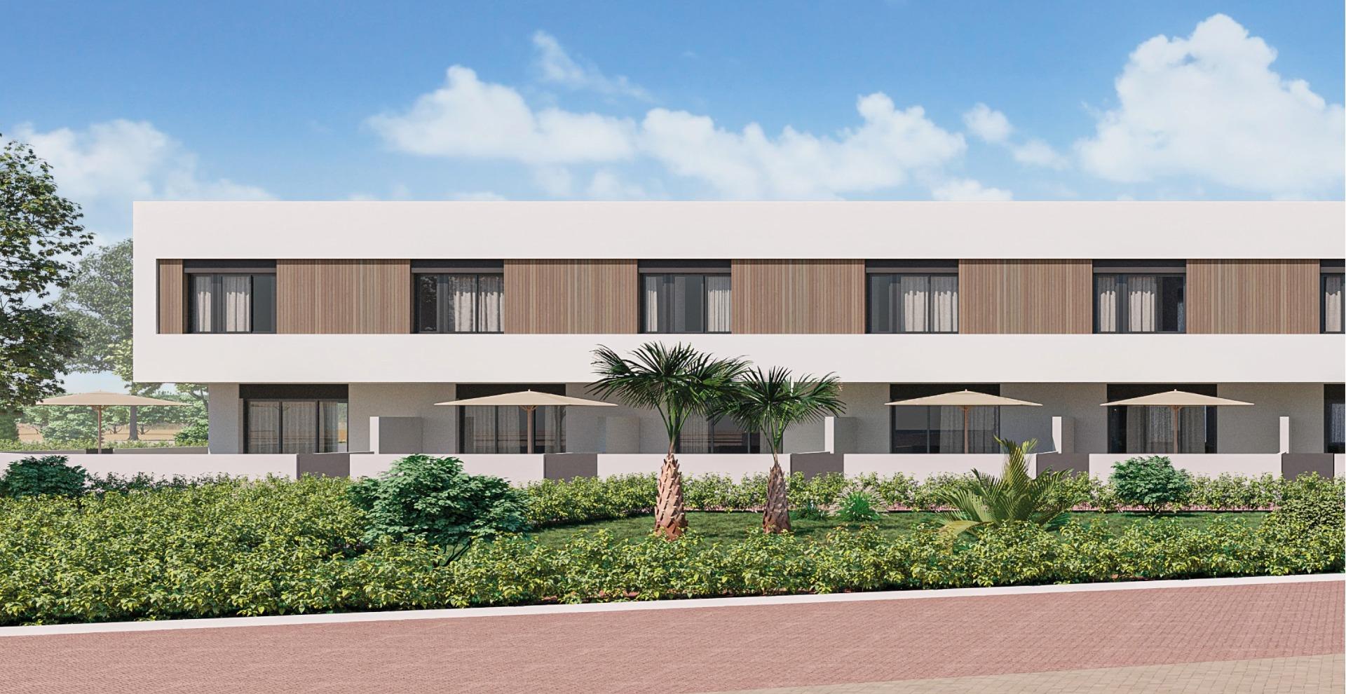 Casas adosadas y casas adosadas en esquina de nueva construcción en Pilar de la Horadada