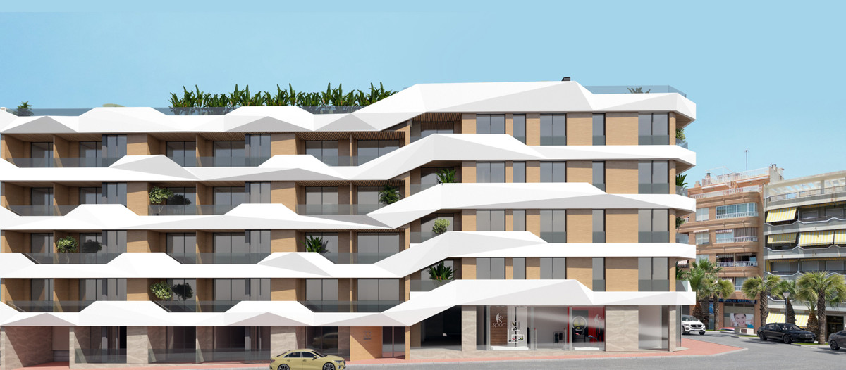 Moderno Apartamento en Guardamar: Playa, Piscina y Confort, Apartamento de lujo en Guardamar del Segura, a 100m de la playa. 2 hab, 2 baños, piscina en azotea, domótica y cocina equipada. ¡Vive el Mediterráneo!