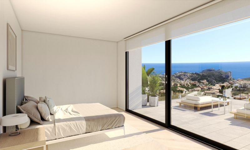 Villa de Lujo Moderna con Vistas al Mar en Cumbres del Sol, Descubre villa de lujo en Cumbres del Sol, Benitachell. Obra nueva con 4 hab, 5 baños, piscina infinita y vistas panorámicas al mar Mediterráneo. Vive el sueño
