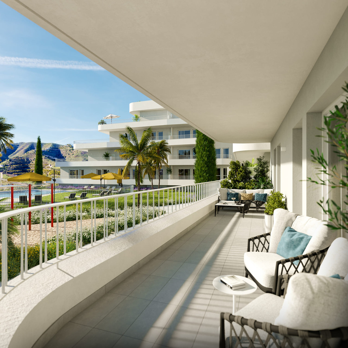 propiedad, Apartamentos obra nueva en Fuengirola, Málaga. 3 hab, 2 baños, piscinas, gym. Vive la Costa del Sol con sol todo el año. ¡Tu oasis de bienestar!