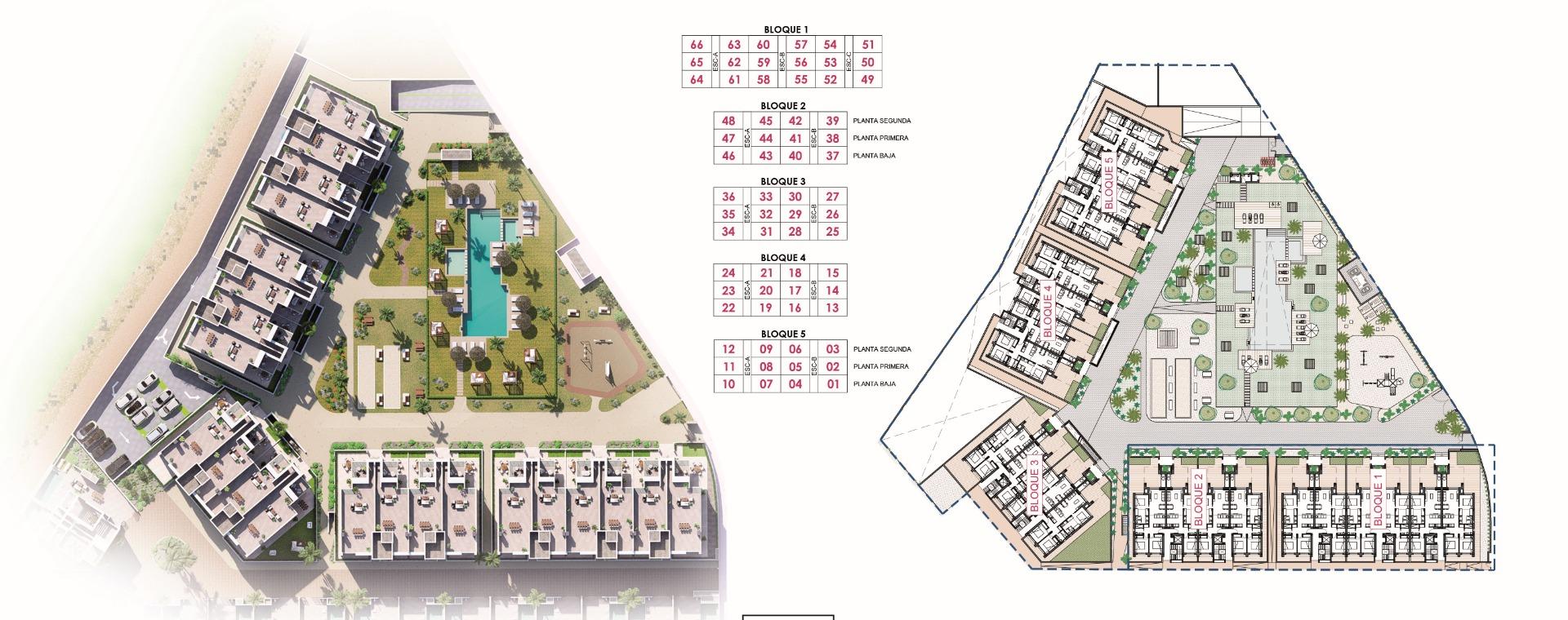 Apartamentos de nueva construcción en La Serena Golf-Los Alcázares, cerca de la playa, Apartamento de lujo a estrenar en La Serena Golf, Los Alcázares. Disfrute la vida mediterránea en Costa Cálida, a 300m del Mar Menor. 3 hab, amplias terrazas y