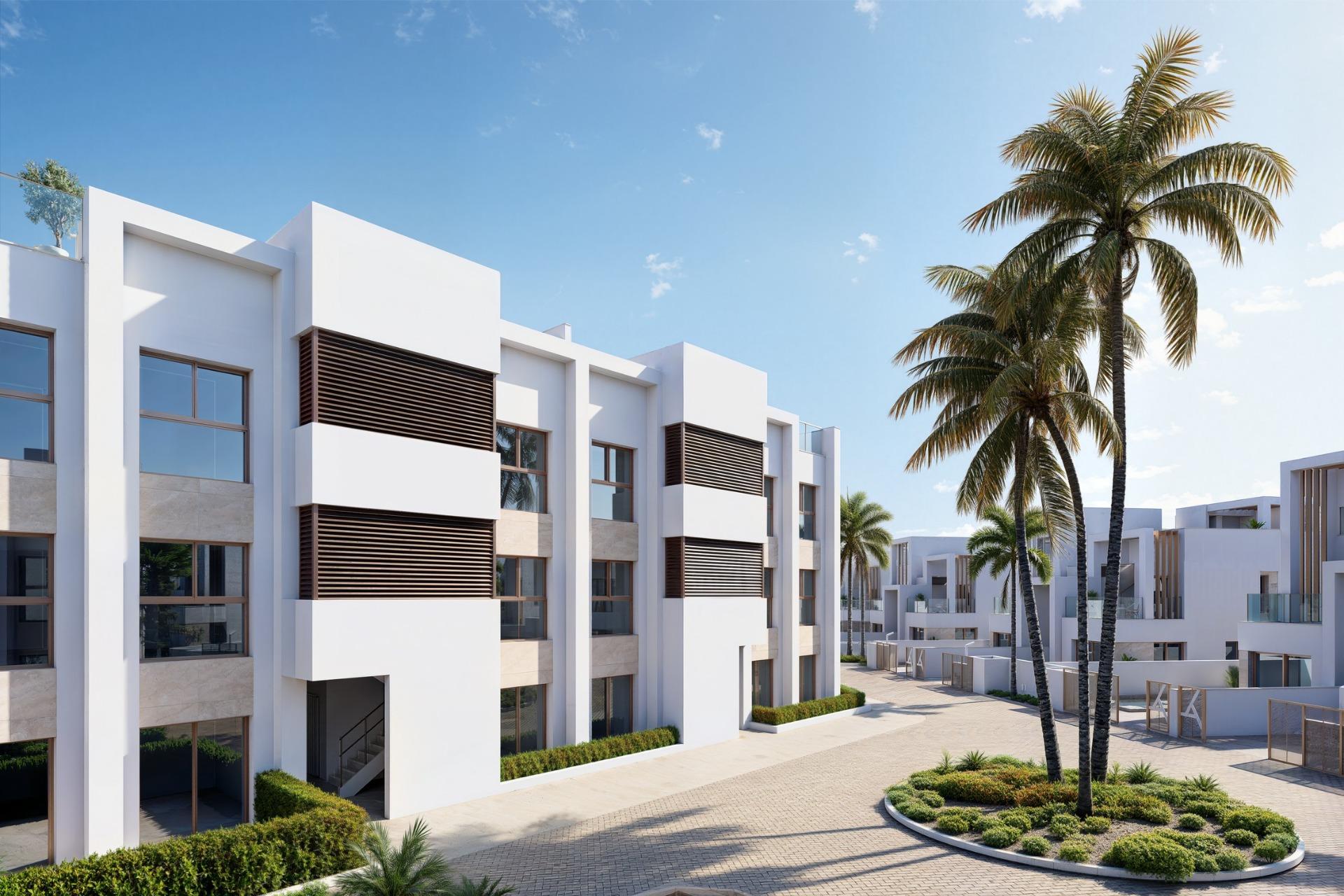 Apartamentos de nueva construcción en La Serena Golf-Los Alcázares, cerca de la playa, Apartamento de lujo a estrenar en La Serena Golf, Los Alcázares. Disfrute la vida mediterránea en Costa Cálida, a 300m del Mar Menor. 3 hab, amplias terrazas y
