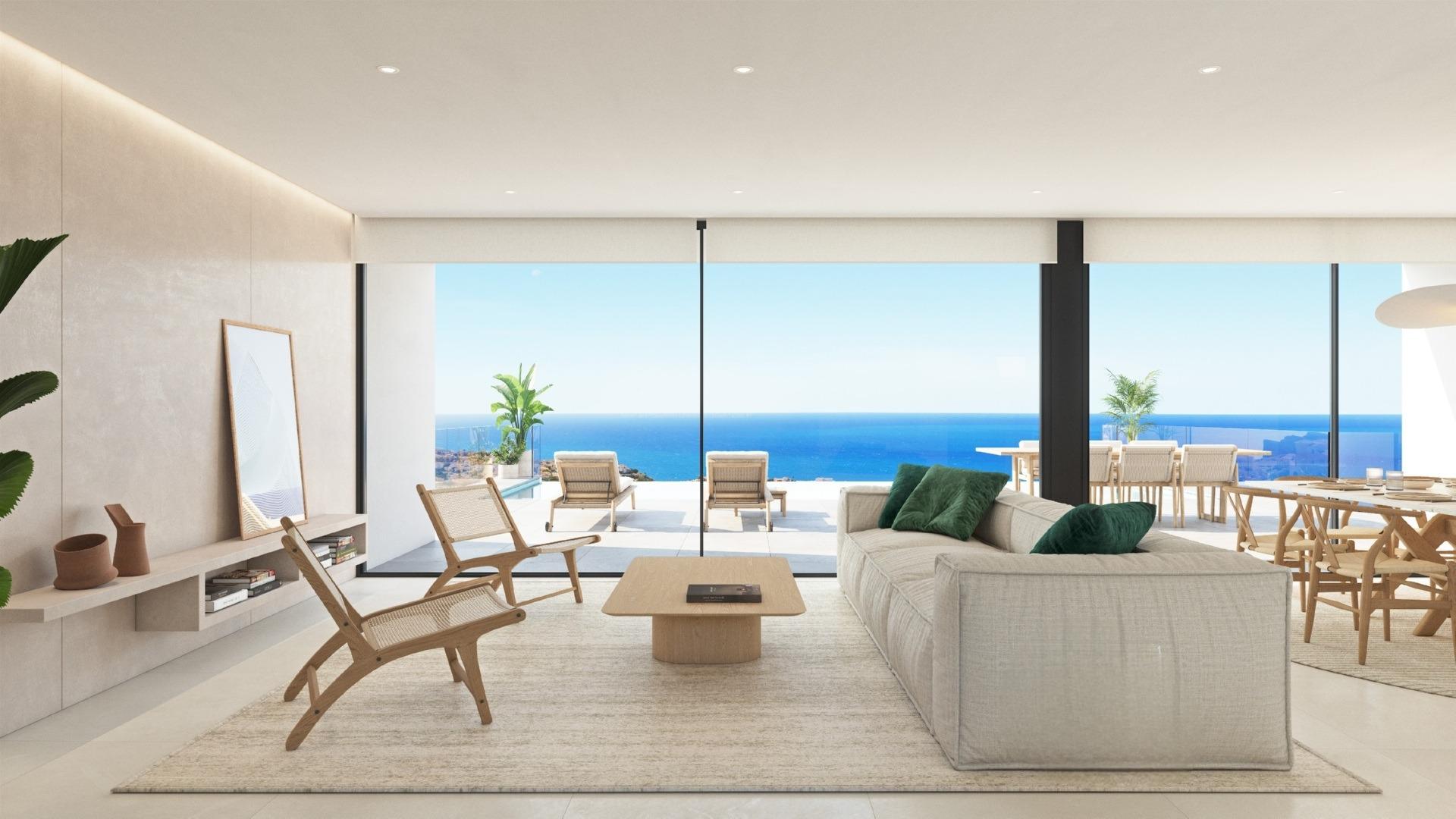 Villa de Lujo en Benitachell: Vistas al Mar y Confort Exclusivo., Descubre villa de lujo en Cumbre del Sol, Benitachell. Nueva construcción con 3 hab, 4 baños, diseño moderno, piscina infinita y vistas al mar en la Costa Blanc