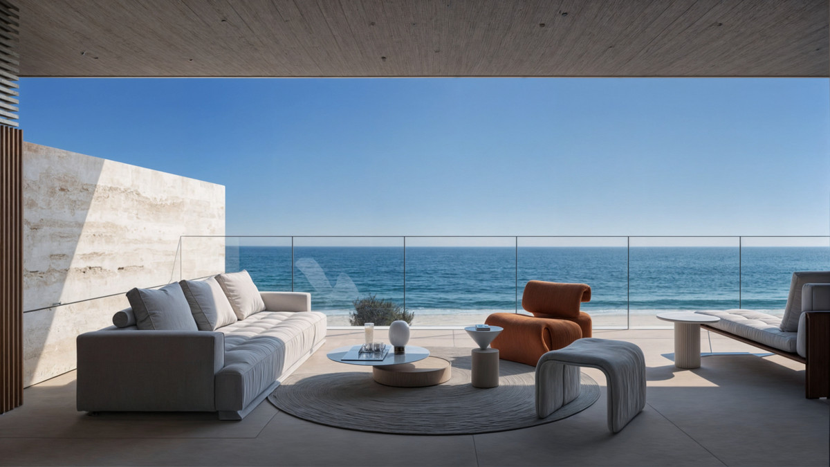 Apartamento de Lujo en Primera Línea de Playa en Manilva, Apartamento de lujo en primera línea de playa en Manilva, Málaga. 3 hab, 2 baños. Vistas al mar, diseño moderno y zonas comunes exclusivas. Cerca de Estepona y