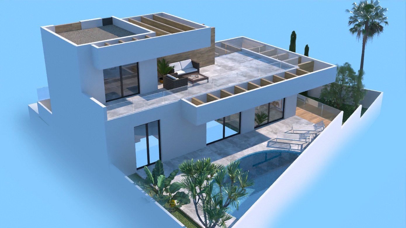 PRECIOSA GRAN VILLA CON VISTAS AL CAMPO DE GOLF “LA MARQUESA”!, Villa moderna en Rojales, Alicante. A 50m del golf La Marquesa, con vistas, piscina y servicios. 3 hab. Cerca de playas y aeropuerto. ¡Vive el estilo mediterrán