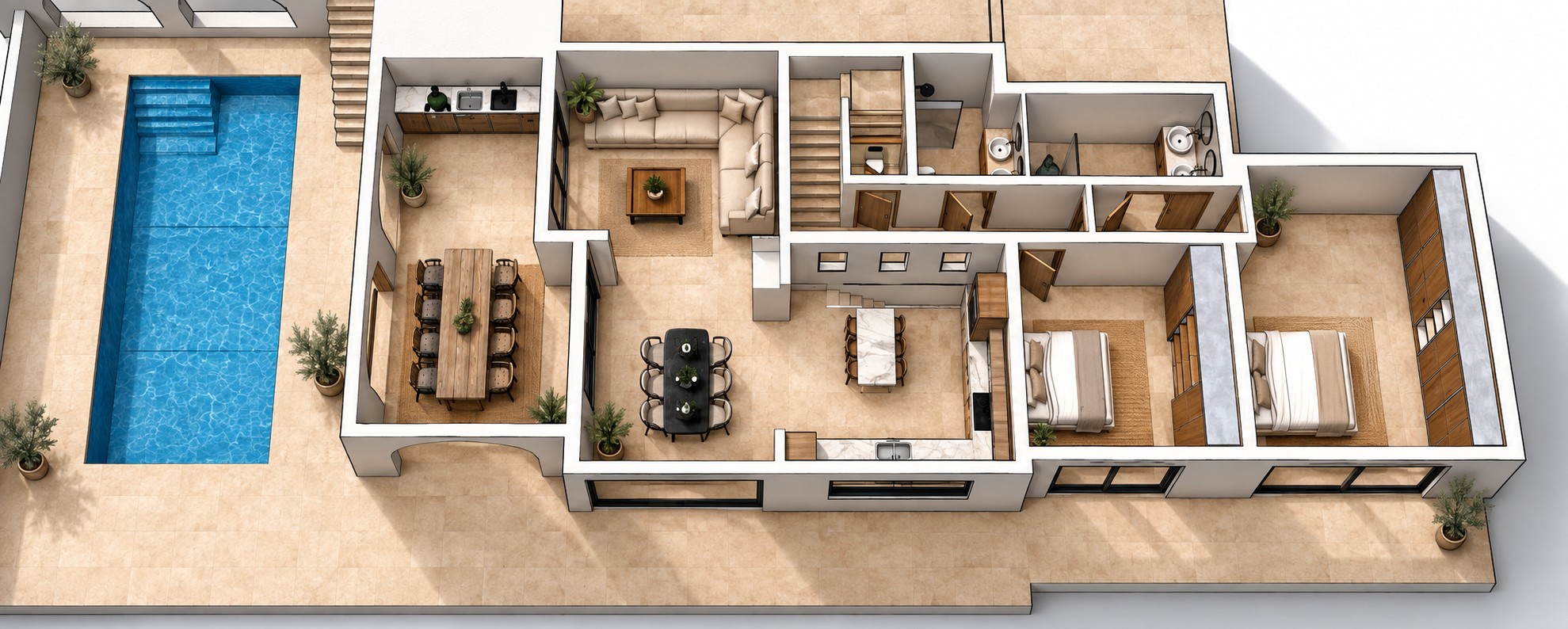 Exclusiva Villa de Lujo en Jávea: Vistas y Sol, Villa de lujo en Jávea, La Corona. 5 dorm., 4 baños. Vistas espectaculares, cerca del puerto y playas. Personalice su villa de ensueño. ¡Inversión única!