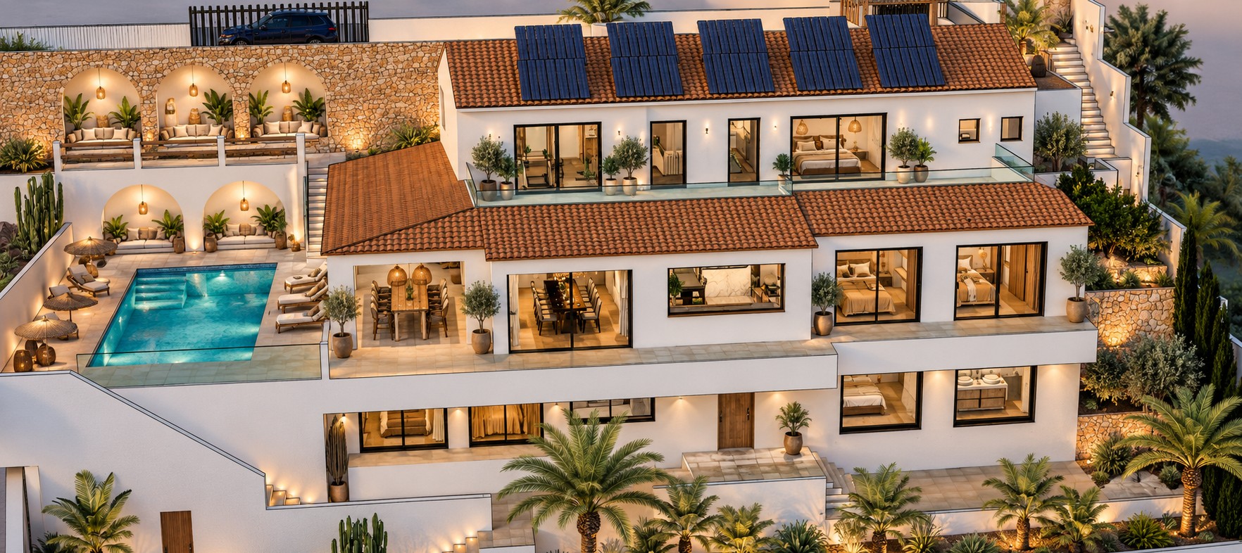 Exclusiva Villa de Lujo en Jávea: Vistas y Sol, Villa de lujo en Jávea, La Corona. 5 dorm., 4 baños. Vistas espectaculares, cerca del puerto y playas. Personalice su villa de ensueño. ¡Inversión única!