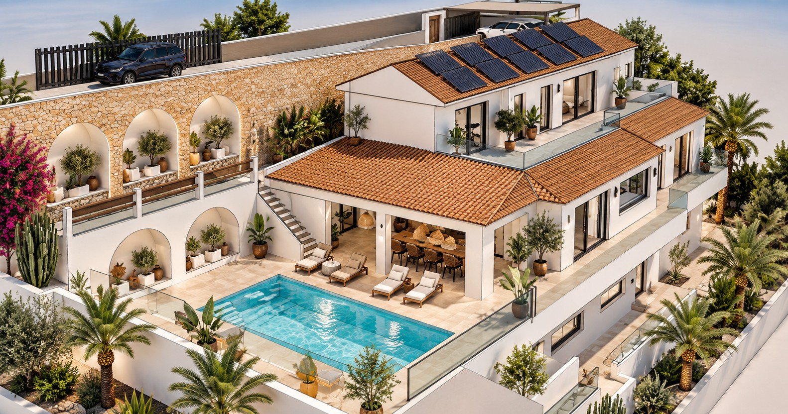 Exclusiva Villa de Lujo en Jávea: Vistas y Sol, Villa de lujo en Jávea, La Corona. 5 dorm., 4 baños. Vistas espectaculares, cerca del puerto y playas. Personalice su villa de ensueño. ¡Inversión única!