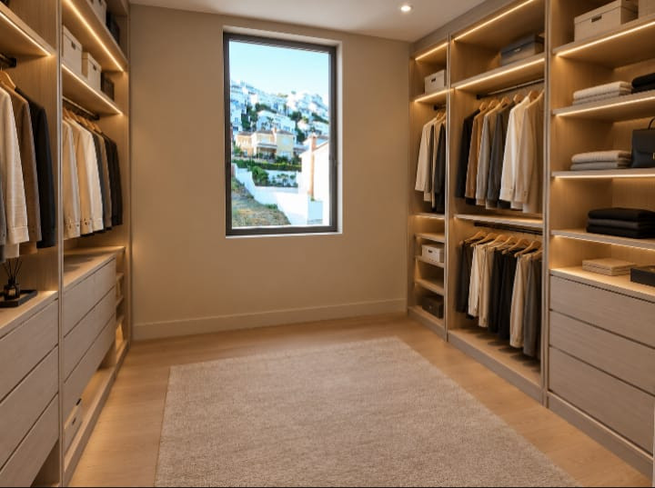 Benalmádena: Villa de Lujo con Vistas al Mar y Diseño Propio, Villa de lujo en Benalmádena, Estupa Budista. Vistas panorámicas al mar, orientación sur y piscina infinita. Personaliza tu hogar de 3 hab. en la Costa del Sol.