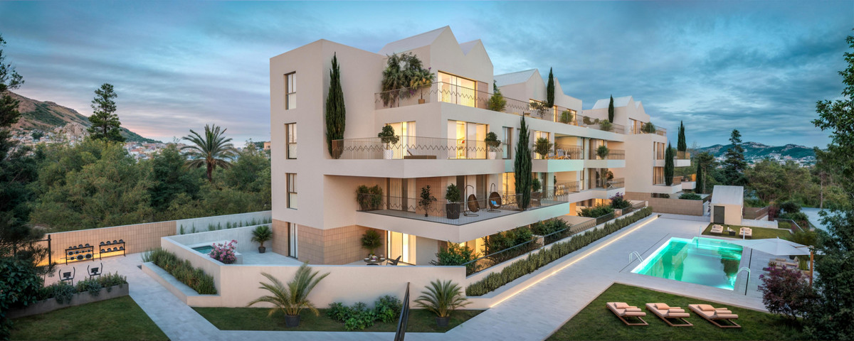 Apartamento de Lujo con Vistas al Mar en Torremolinos, Lujoso apartamento 2 dorm. en Torremolinos/Benalmádena, Málaga. A 5 min de playa La Carihuela y Puerto Marina. Vistas al mar, piscina, gimnasio. Entrega 2028. ¡