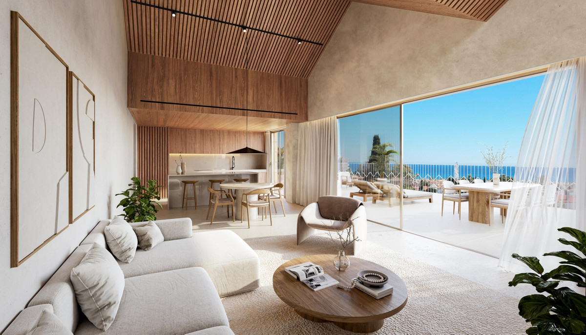 Apartamento de Lujo con Vistas al Mar en Torremolinos, Lujoso apartamento 2 dorm. en Torremolinos/Benalmádena, Málaga. A 5 min de playa La Carihuela y Puerto Marina. Vistas al mar, piscina, gimnasio. Entrega 2028. ¡
