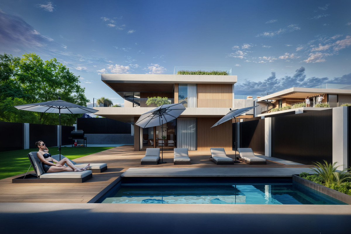 Exclusiva Villa Moderna con Piscina en Polop, Alicante, Villas de lujo y obra nueva en Polop, Alicante. Disfrute de confort, naturaleza y tecnología inteligente en la Costa Blanca. 3 dorm, piscina, domótica avanzada.