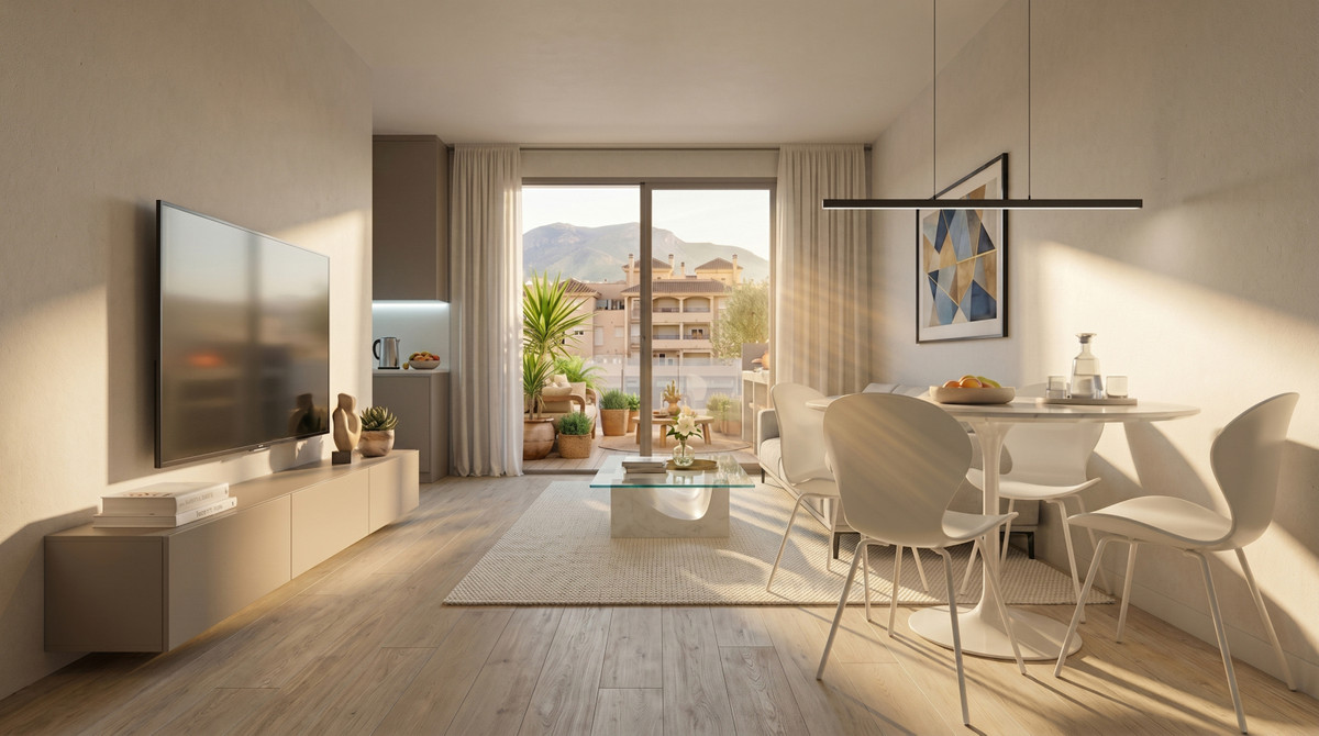 Exclusivo Apartamento Moderno con Piscina en Guardamar, Descubre tu apartamento de 2 dorm. en Guardamar del Segura, Alicante. A 600m de la playa, con piscina. Ideal para vivir, invertir o vacacionar en Costa Blanca.
