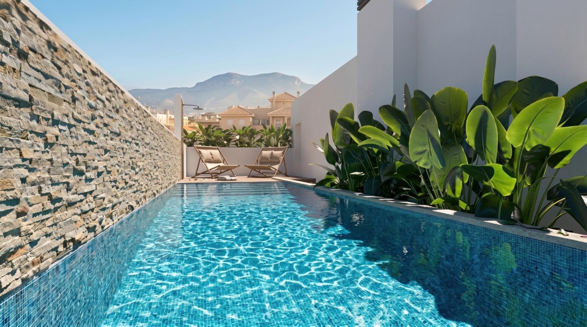 Exclusivo Apartamento Moderno con Terraza en Guardamar del Segura, Descubre tu apartamento de obra nueva en Guardamar del Segura, Costa Blanca. A 600m de la playa, 2 hab, terraza y piscina. ¡Vive o invierte en el Mediterráneo d